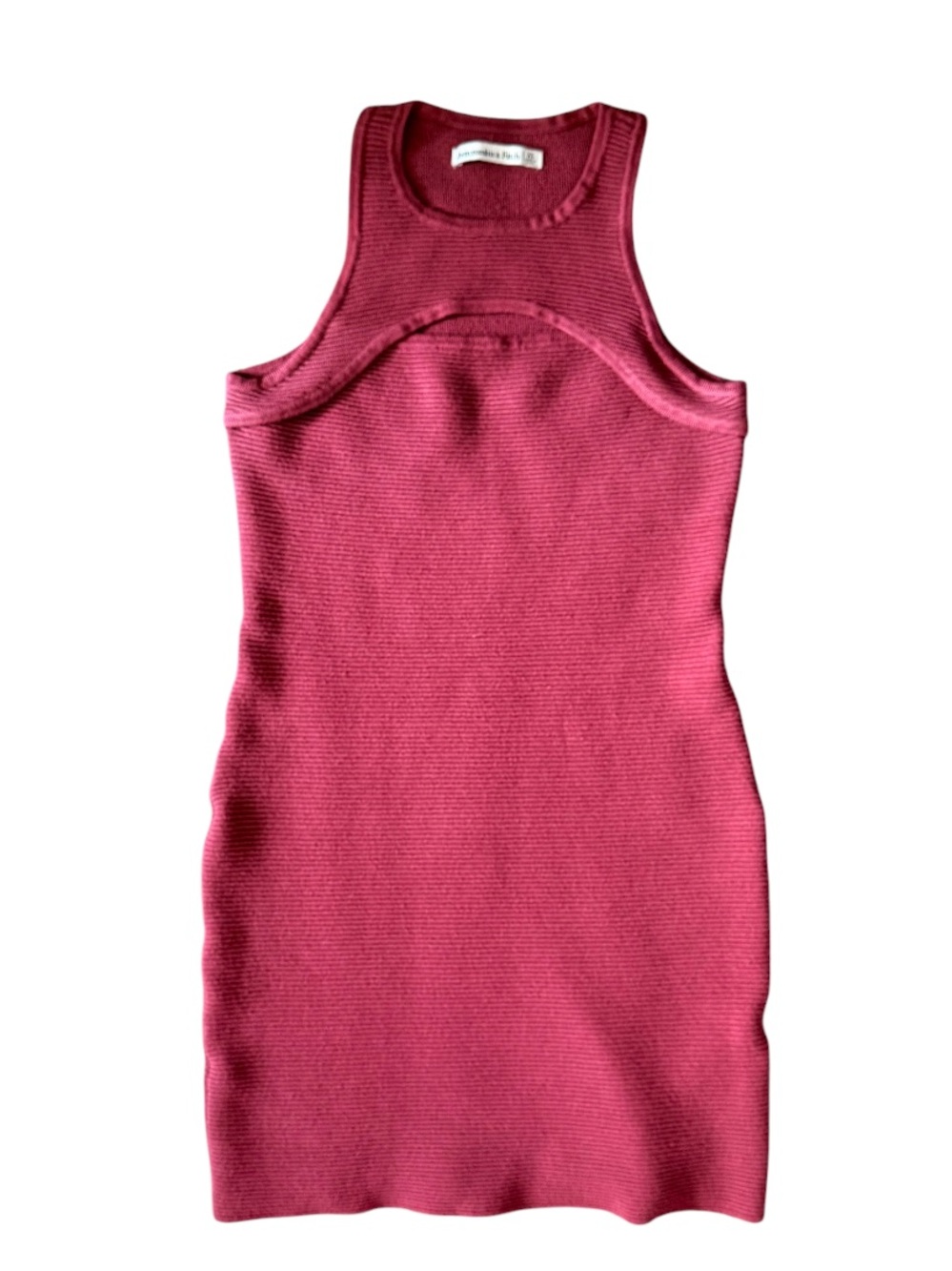 Abercrombie & Fitch Ribbed Tank Dress - Rose Pink